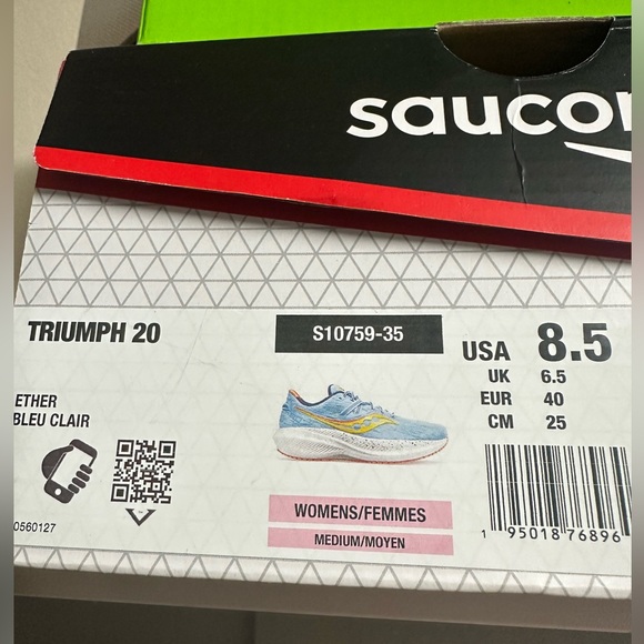 Saucony Triumph 20 size 8.5 - Picture 5 of 6